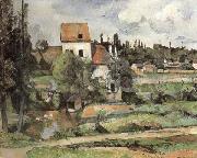 Paul Cezanne Le Moulin sur la Couleuvre a Pontoise oil painting reproduction